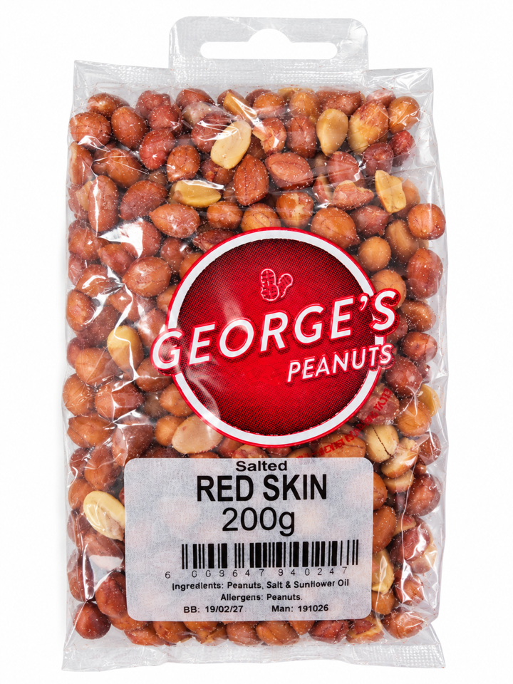 GEORGES PEANUTS 200G - RED SKINS