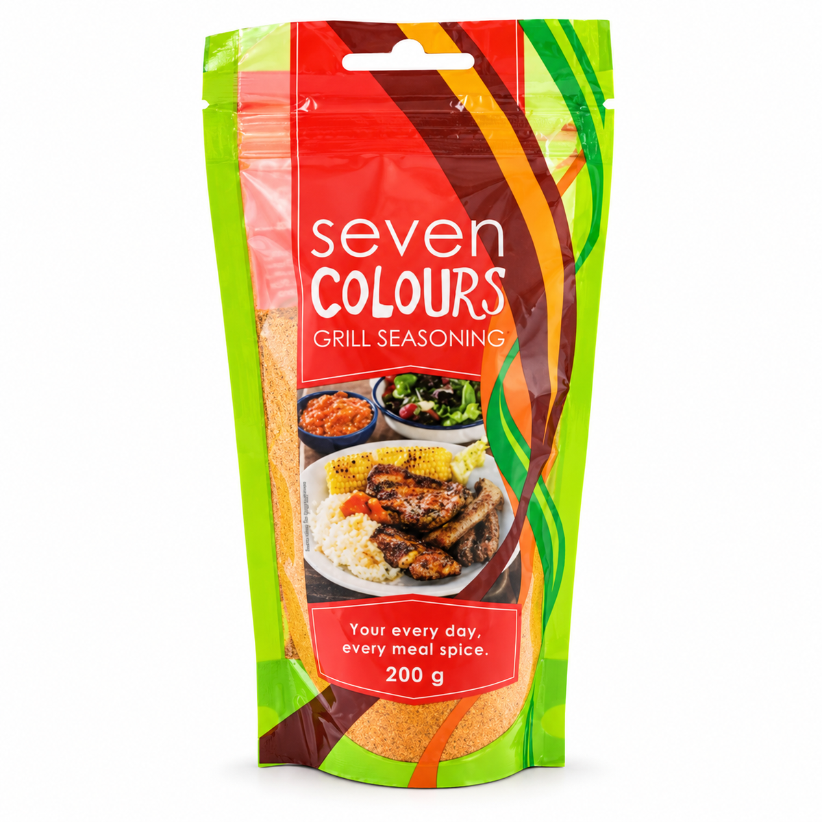 SEVEN COLOURS GRILL SEASONING - 200G