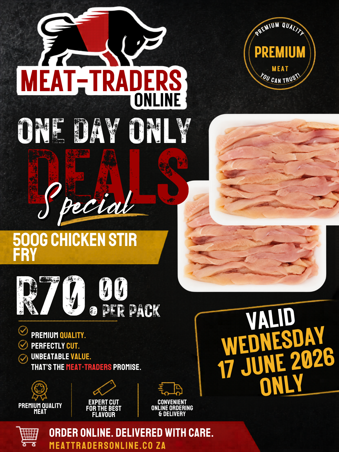 R70 DEALS - 500G CHICKEN STIR FRY
