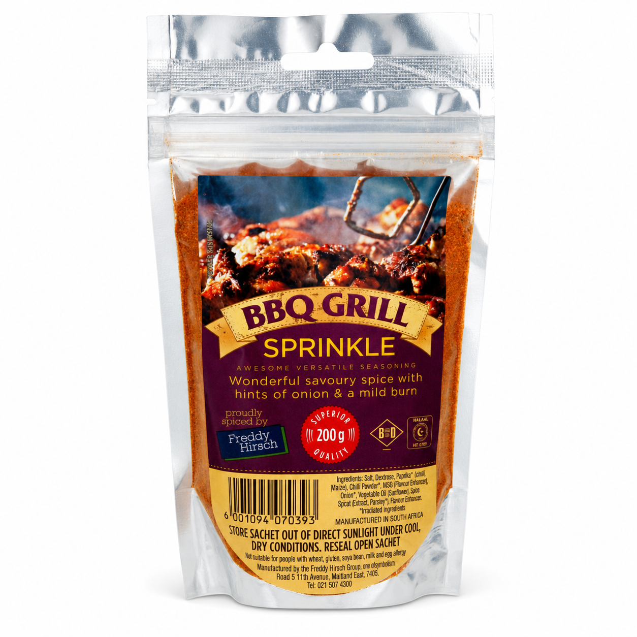 FREDDY HIRSCH - BBQ SPRINKLE 200G