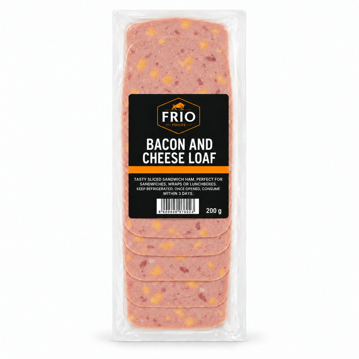 FRIO BACON AND CHEESE LOAF 200G
