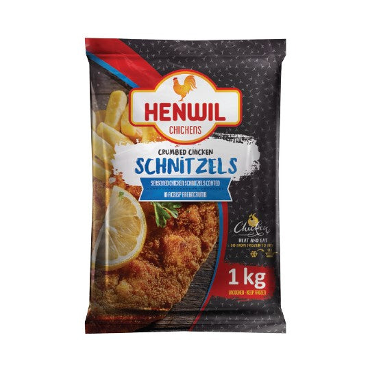 HENWIL CRUMBED CHICKEN SCHNITZELS