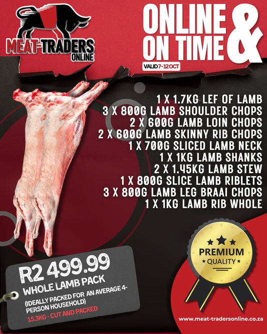 WHOLE LAMB PACK