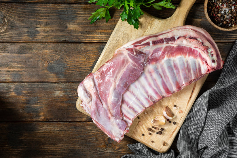 Lamb Rib Rack Cut Lamb Rib Rack – Tender & Ideal for Roasting | Meat-Traders Online