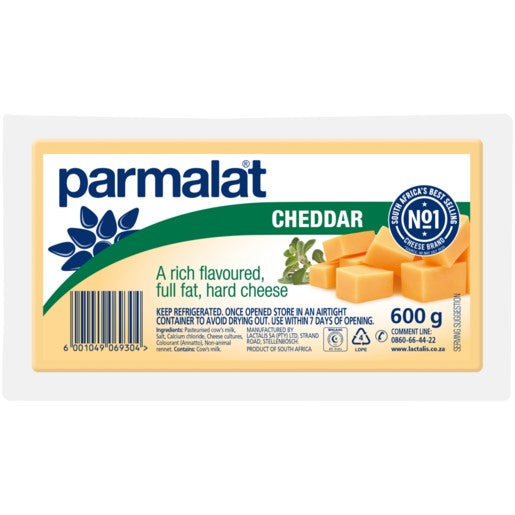 PARMALAT CHEESE - CHEDDAR 600G