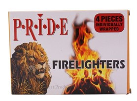 FIRE LIGHTERS - PRIDE 4 INDIVIDUAL WRAPPED