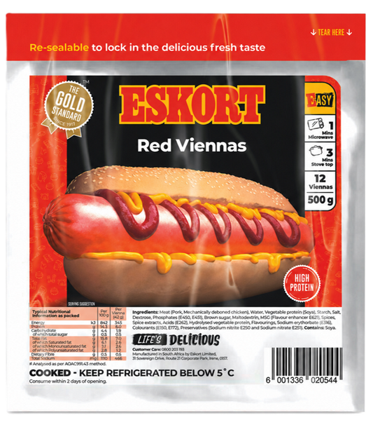 ESKORT - RED VIENNAS 500G