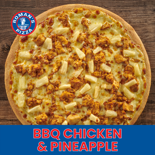 ROMAN'S - 25CM BBQ CHICKEN & PINEAPPLE PIZZA