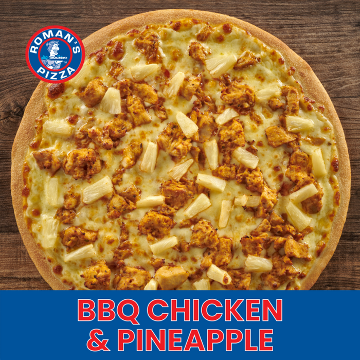 ROMAN'S - 25CM BBQ CHICKEN & PINEAPPLE PIZZA