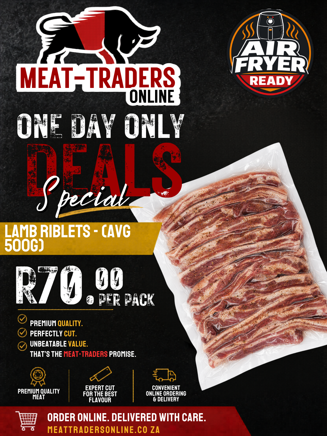 R70 DEALS - 500G LAMB RIBLETS