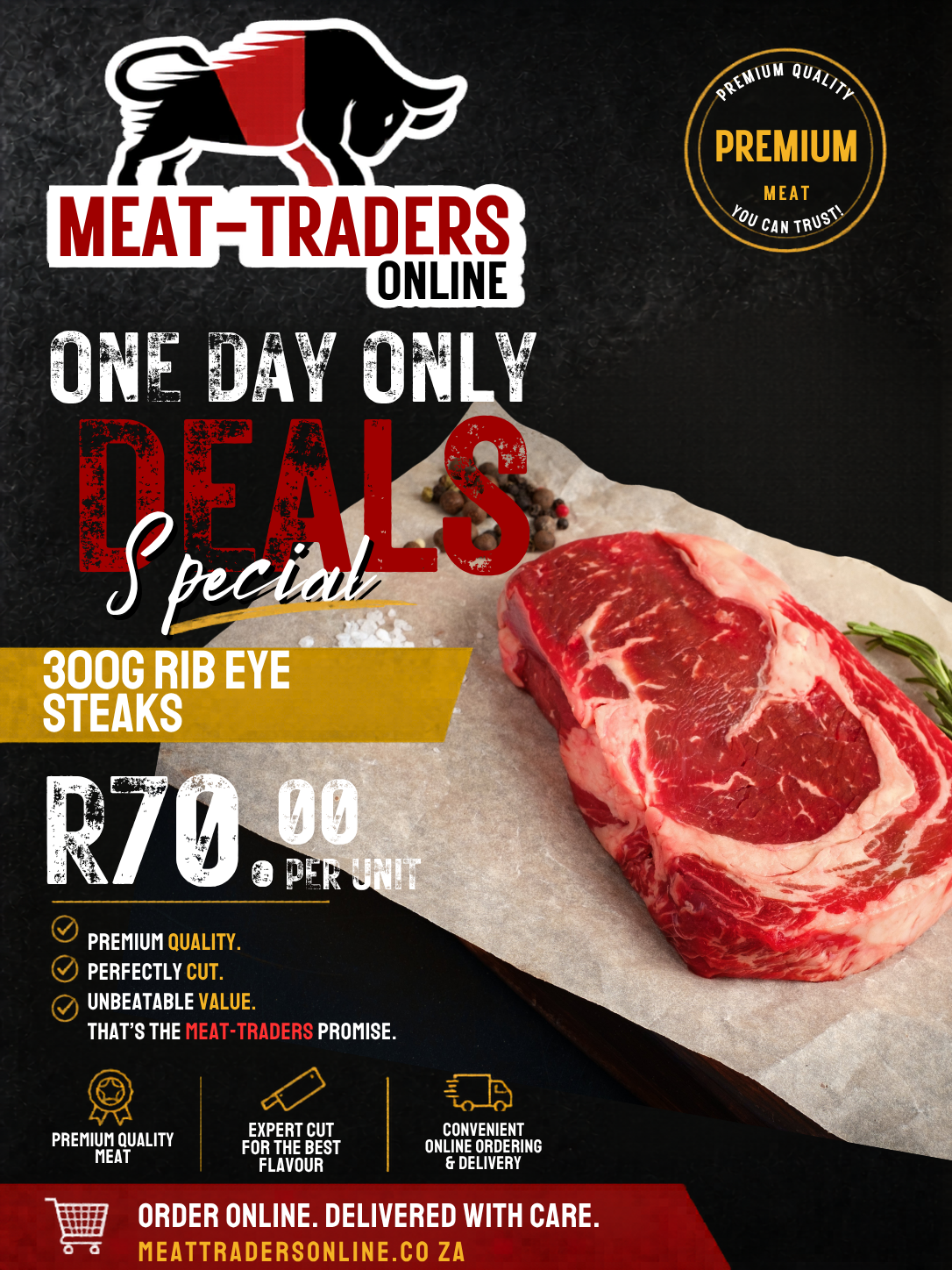 R70 DEALS - 300G RIB EYE STEAK