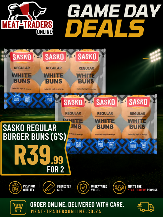 SASKO - REGULAR BURGER BUNS 6'S (FOR 2)