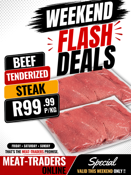 WEEKEND FLASH DEAL - BEEF TENDERIZED STEAKS