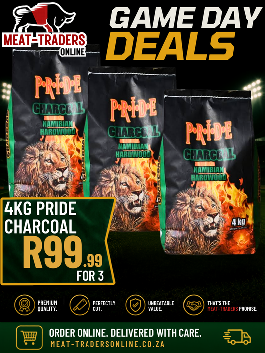 CHARCOAL - 4KG PRIDE "GAME DAY DEAL"