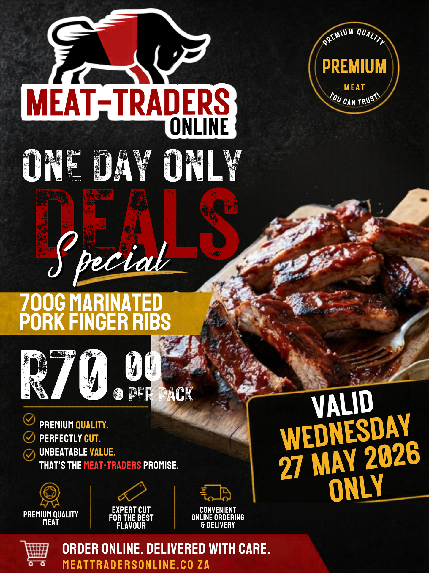 700G MARINATED PORK FINGER RIBS