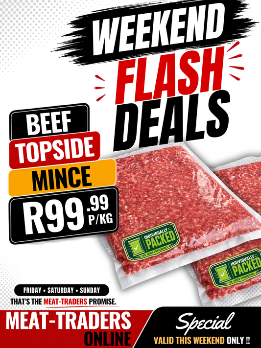 WEEKEND FLASH DEAL - BULK BEEF TOPSIDE MINCE