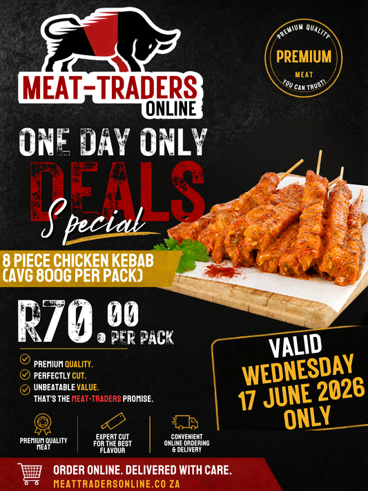 R70 DEALS - 800G CHICKEN SOSATIE (6 PIECES PER PACK)